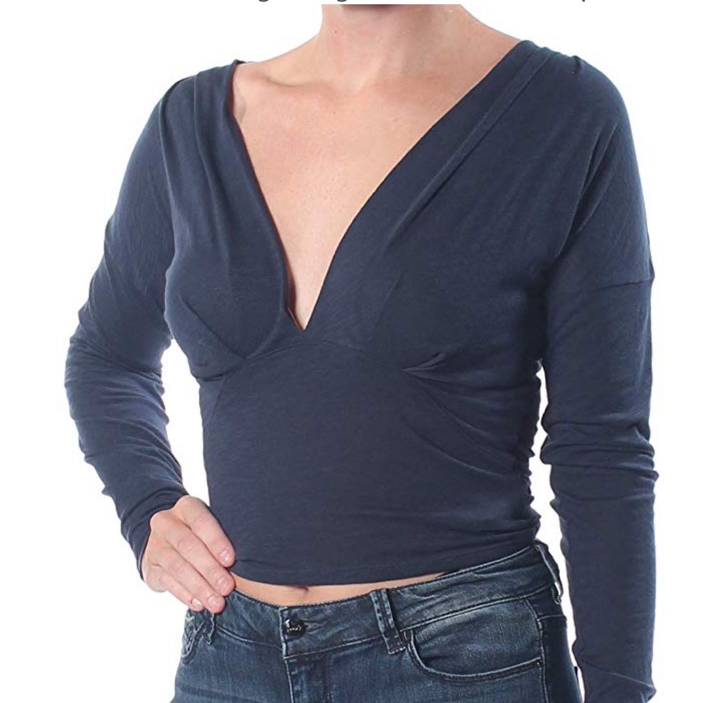 Women’s Haven Plunge Long Sleeves Pullover Top